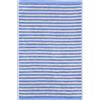 Cawo Asciugamano Lines a strisce 30 x 50 cm tonalità blu profondo