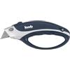 KWB Profi coltello con chiuso 013400 (2 lame trapezoidali e 2 uncinate, conservazione nel manico, custodia in metallo), 60 x 19