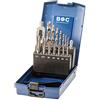 Bohrcraft Filettatura filettata DIN 352, HSS-G, in scatola ABS, 15 pezzi, M3 - M12 + 7, punta + 1 ferro per verricello/EGB 15-K