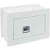 Arregui 10034, Cassaforte A Muro A Chiave, Grigio Chiaro, 5 L, 20 X 30 X 15 Cm