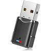Dictien Bluetooth 5.3 Adattatore per PC, Dongle USB per Windows 11/10/8/7, Trasmettitore Nano Plug & Play Ricevitore Bluetooth, Compatibile con PS5/PS4/Switch, Adattatore Audio USB a Bassa Latenza con aptX