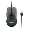 Lenovo M210 RGB - Mouse da gioco, 7 pulsanti, luce RGB a 3 zone, 8000 PPP, 300 IPS, 35 G, 1000 Hz, colore: Nero