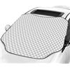 Favoto Parasole Parabrezza Auto, Copertura Protezione Parabrezza Resistente a Gelo/Acqua/Pioggia/Neve/UV, Telo Copri Parabrezza Magnetico per la Maggior Parte dei SUV, 157 x 126cm