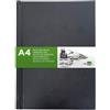 Liderpapel Blocco disegno leiderpapel sketch rilegato din a4 210x297 mm 100 fogli 100 g/m2 colore nero