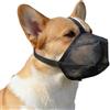 Frutilexia Museruola per Cani, Museruola Cane Taglia Grande, Museruola Traspirante Cani Regolabile per cani di Media Grande Taglia, Cane Può Ansimare e Bere, Previene Mordere e Masticare, Nero, L