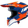 Airoh Casco Moto Cross Enduro Airoh WRAAAP VISION Arancio Blu Luci