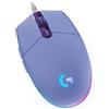 Logitech G G203 LIGHTSYNC Mouse Gaming con Illuminazione RGB, Personalizzabile, 6 Pulsanti Programmabili, Sensore per Gaming, Tracciamento a 8000 DPI, Peso Ridotto - Lilla