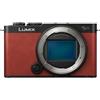 Panasonic Lumix DC-S9E-R Videocamera Mirrorless Full Frame Open Gate per Vlogging, 24,2 MP, Video 6K/4K, PDAF 779 Punti, Stabilizzazione dell'Immagine, Schermo Angolo Libero, WiFi 5Ghz, Rosso Cremisi