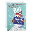 Hallmark State of Kind - Biglietto natalizio con pupazzo di neve, design contemporaneo