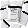 M-office Buste Spedizione Adesive 100 pz S (200×250+50 mm) Buste Spedizione Impermeabili Autoadesive Resistenti per Abbigliamento, Pacchi e Negozi Online - Riciclabili con Chiusura Forte
