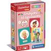 Clementoni Sapientino Baby Montessori - Carte Emozioni ed Espressioni, Flashcards Tattili, Bambini 1-3 Anni, Gioco Educativo per Riconoscere e Associare Emozioni, Made in Italy, Lingua Italiana, 16435