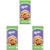Milka, Cookies XL Nut, Biscotto Maxi Croccante con Golose Pepite di Cioccolato al Latte Milka e Nocciole Tostate, con Latte Alpino, Cacao Sostenibile, 184g (8 biscotti da 23g) (Confezione da 3)