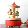 Chonor Scenari Innovativo Carillon di Legno, Premium Creativo Mano Manovella Artigianato in Legno Scatola di Musica Migliore Regalo e Decorazioni Idea per Il Compleanno, Natale - Famiglia Giostra