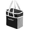 Ziyonix Borsa Termica Porta Pranzo 8.5L Borsa Frigo Pranzo Riutilizzabile per Donna e Uomo, Lunch Bag Impermeabile per Viaggi, Ufficio e Studenti, Borsa Pranzo per Campeggio, Picnic 24×23×16cm (Nero)