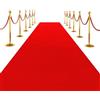 SK Studio Tappeto di passaggio, tappetino da pista di spessore | Tappeto di passaggio per matrimonio, Natale, ringraziamento, 1 x 3 m, Rosso