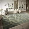 Villeroy & Boch Tappeto a pelo corto, Therese, moderno per soggiorno, camera da letto, sala da pranzo, verde giungla, 160 x 230 cm