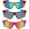 AYNKH 3 occhiali da ciclismo, da corsa, da uomo e donna, occhiali da sole sportivi, protezione UV400, occhiali da sci, attività all'aperto, guida, pesca, corsa, pesca, bicicletta, moto