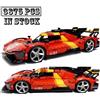 Ferrari 499P 51 Da Costruire 3875 Pezzi Le Mans 1:8 Mattoncini Technic Rossa New
