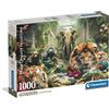 Clementoni - Puzzle 1000 Pezzi per Adulti e Ragazzi, Collection, Tema Giungla Mistica, con Poster Incluso, Compact Box, Idea Regalo Uomo e Donna, Made in Italy, 70x50 cm, 39987