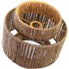 Osasy paralumi naturale design,paralume in rattan boho in vimini per lampade da comodino o piccoli angoli lettura (marrone, diametro 30 cm)