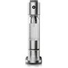 WMF Element One 0608116040 - Gorgogliatore a 3 livelli di frizzante, completamente automatico, salvaspazio, elegante cassa in acciaio INOX