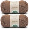 Caron Simply ME Bronzite Yarn - 2 confezioni da 200 g - 62% acrilico, 20% nylon, 18% lana, #5 Bulky - 200 m - per maglia/uncinetto