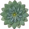 Everydecor Decorazione da parete in metallo verde succulento