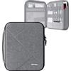 MoKo Custodia Tablet 13 Pollici per iPad Air M4 2026, Mac Neo (A18 Pro), iPad Pro 13 M5/Air M2, Galaxy Tab S8+/S9+ 12.4, Borsa Rigida EVA con Spazio e Manico Imbottito, Grigio