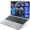 Xrenbuw Notebook Win 11, 15,6 Pollici PC Portatile 16GB RAM 1TB SSD, Celeron N5095 CPU, Webcam+BT4.2+USB3.0, Laptop Digitale Tastiera Retroilluminata/Sblocco Impronta Digitale, 180° Flip IPS Schermo