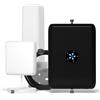 Linsinal Amplificatore Segnale Cellulare per la Casa e l'ufficio, Ripetitore Segnale Cellulare 4G LTE 3G GSM Banda 20/8/3/1/7 fino a 150 metro quadrati, Supporta Wind Tre,TIM,Vodafone,Iliad