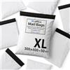 M-office Buste Spedizione Adesive 100 pz XL (350×450+50 mm) Buste Spedizione Impermeabili Autoadesive Resistenti per Abbigliamento, Pacchi e Negozi Online - Riciclabili con Chiusura Forte