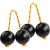 Aohyue Shaker Instrument Africano,2 Paia Africano Aslatuas Rhythmic Ball,Kashaka Aslatua Shaker per Bambini Adulti Feste e Lezioni di Musica