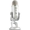 Logitech for Creators Blue Yeti Microfono USB per Registrazione, Streaming, Gaming, Podcasting su PC e Mac, Mic a Condensatore per Laptop o Computer, Effetti Blue VO!CE, Stand Regolabile - Argento