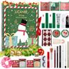 UCANBE Calendario Avvento Make Up 2025, 24 Giorni Calendario dell'Avvento Beauty Bambina Donna, Calendario Conto alla Rovescia Natale Pieno di Kit Trucco