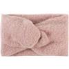 styleBREAKER Fascia per capelli da donna in maglia fine con nodo a torsione | scaldacollo invernale caldo con superficie morbida | fascia elastica paraorecchie larga 15 cm, colore:Rosa antico vecchio