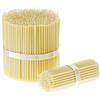 Danilovo - 50 candele in cera d'api bianche, per preghiera, rituali, decorazione da tavolo per matrimonio, atossiche, senza fuliggine, prodotti sostenibili, N120, altezza: 15 cm, Ø 5,4 mm
