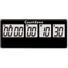 Jayron Pensionamento Timer 9.999 Giorni Orologio Digitale per il Conto Alla Rovescia Forti Allarmi,Cronometro ad Adsorbimento con Magnete Timer a Batteria Sostituibile(nero)