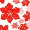 WILLBOND 36 fiori finti di stella di Natale glitterati di 3 dimensioni diverse, ideali come decorazioni per albero di Natale, Natale, capodanno, casa, esterni (rosso, 7,6/10/15 cm)