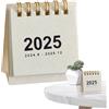 Generico Calendario da tavolo 2025, Calendario da tavolo 2025,Agenda giornaliera carina Gestione semplice del mensile - settimanale delle cose da Pianificatore da tavolo Libri Calendario tasc