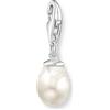 THOMAS SABO Ciondolo in argento Sterling 925 riciclato 1997-082-14, misura unica, Argento sterling, Perla