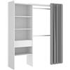 DEKIT GRUPO RIMOBEL SUIT - Guardaroba con cassetto e tenda - Bianco