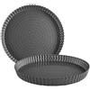 Space Home - Stampo Crostata Perforato Con Fondo Amovibile - Teglia per Quiche e Crostate - Furba e Removibile - 28 cm