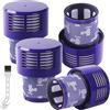 BUCOMTU Sostituzioni dei Filtri per Vuoto 4 Pacchetti per Dyson V10 Cyclone Series, V10 Animal, V10 Absolute, V10 Total Clean, SV12,Filtro per Dyson V10 Possono Filtrare Efficacemente l'aria