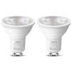 Lepro Lampadina LED GU10 Classe A, GU10 LED 2700K, Bianco Caldo Lampadine GU10 da 360lm, 2W Equivalente a 50W, Fascio Ampio 38°, Lampadine a Risparmio Energetico non Dimmerabili, 2 pezzi