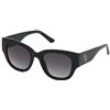 Guess GU 7680 01B Nuovi Occhiali Da Sole Donna, Nero Lucido, 50