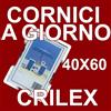 Puntofotoidee Cornice a Giorno 40x60 in Crilex Antinfortunistico, Ultra- Trasparente e Leggero - Cornici 40x60 cm.