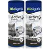 Biokat's Active Pearls, Complemento lettiera con carbone attivo, migliora la cattura e l'assorbimento degli odori della lettiera, 1 scatoletta, 1 x 700 ml (Confezione da 2)