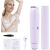 Azonelife Rasoio Intimo Elettrico Corpo Donna, 2 in 1 Epilatore per Zona Parti Intime Bikini-Trimmer a Doppia Testa Rasoio Intimo Per Viso Bikini Epilatore per Ascelle Gambe Braccia Gambe e Corpo