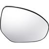 QUARKZMAN Vetro Specchio Retrovisore Destro Per Mazda 2 3 2010-2014 1 Pc | Vetro Reale | Colore Bianco | Non Riscaldato | Posizione Destra | Dimensioni 17x12.6cm | OE BBM2691G1A
