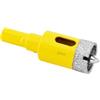 Aohhy Sega a Tazza Diamantata 22mm con Punte Guida, Professionale Vacuum Brasato Punte per Trapano Diamantate per Piastrelle, Porcellana, Vetro, Marmo e Ceramica